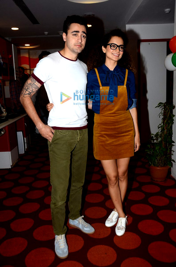 Kangna Ranaut Imran Khan Promote Katti Batti At Red FM 93 5 Imran