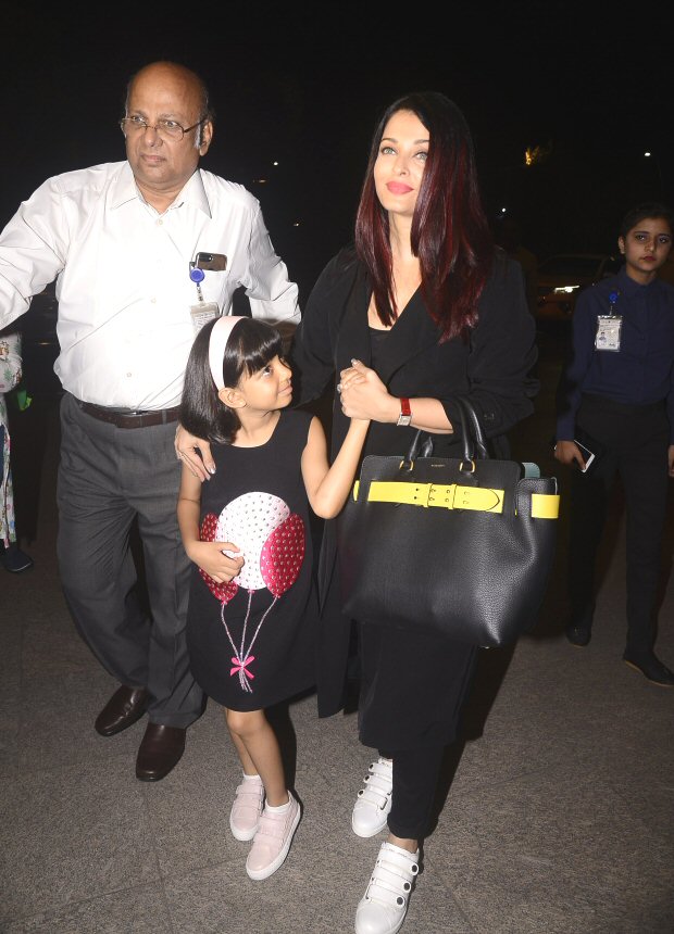 Cannes Aishwarya Rai Bachchan And Aaradhya Bachchan Leave For The