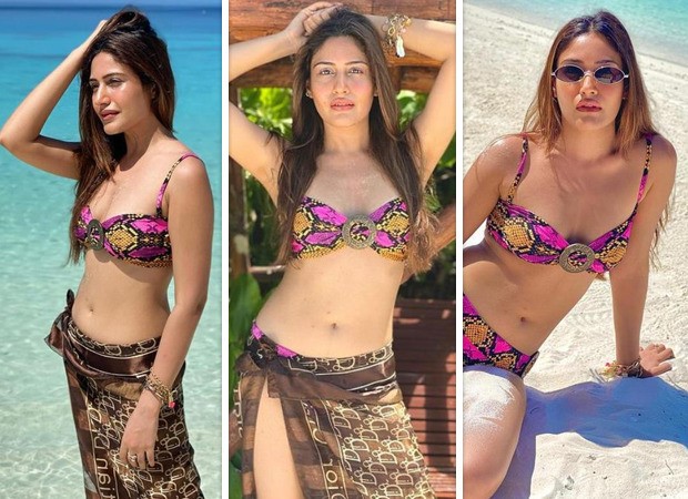 Ishqbaaz Actress Surbhi Chandna Sets The Internet Ablaze In Snakeskin Print Bikini Bollywood