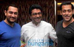 Aamir Khan, Salman Khan, Riteish Deshmukh, Raj Thackeray At ‘Aapli Mumbai’ Meet