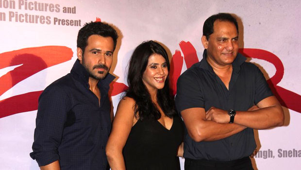 Emraan Hashmi-Mohammed Azharuddin At Teaser Launch Of ‘Azhar’