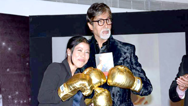 Amitabh Bachchan Unveils Mary Kom’s Autobiography ‘Unbreakable’