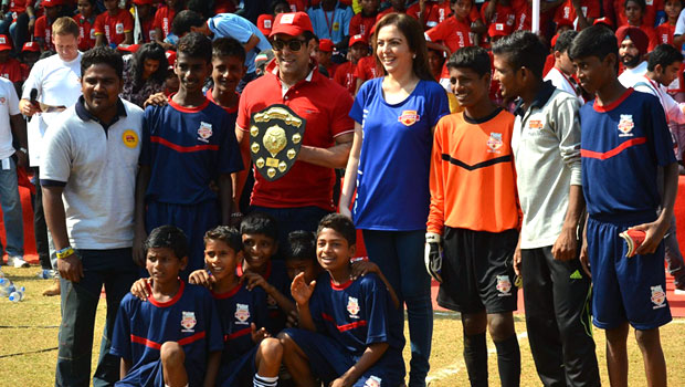 Salman Khan Launches Nita Ambani’s ‘ISL Grassroots Football Movement’