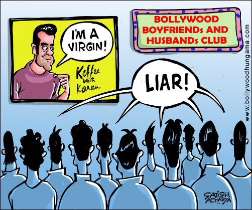 Bollywood Toons: The virgin Salman