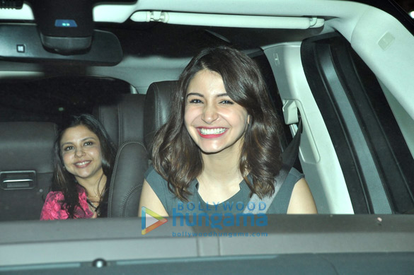 celebs snapped at the screening of pk at yashraj studio 2