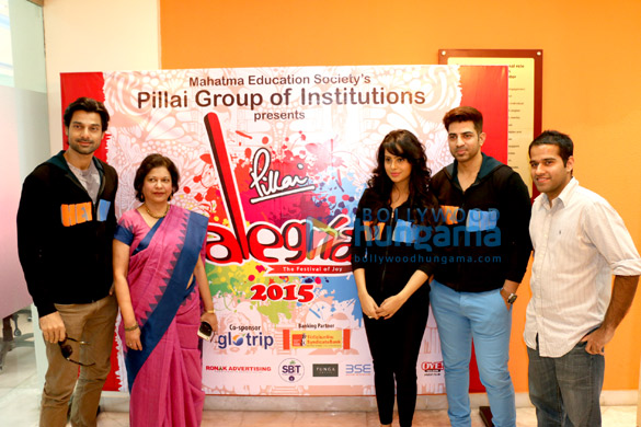 promotion of hey bro at the pillai college festival alegria 13