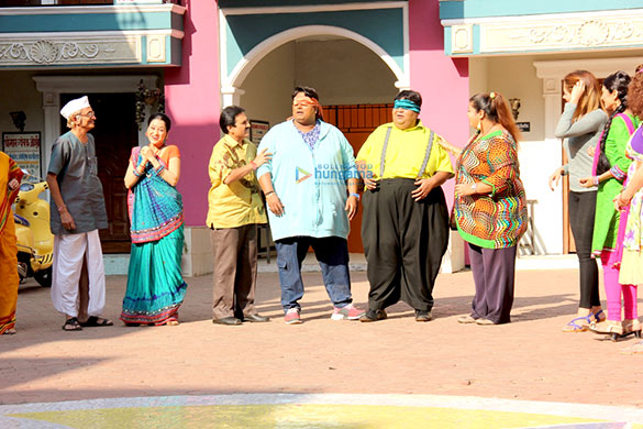 ganesh acharya visits gokuldham society to promote hey bro 2