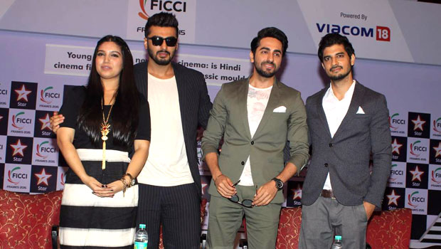 Arjun Kapoor, Ayushmann Khurana, Bhumi Pednekar At Day 3 Of ‘FICCI Frames 2015’
