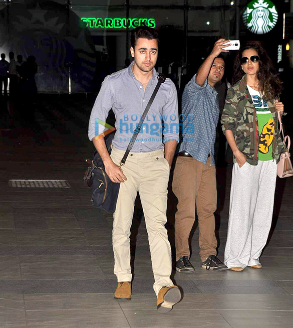 kangna ranaut imran khan return from the ahmedabad shoot schedule of katti batti 3