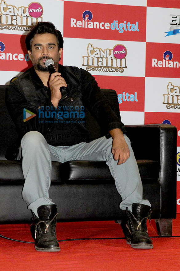 promotion of tanu weds manu returns at reliance digital 7