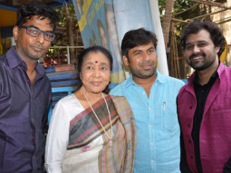 Asha Bhosle At Song Recording Of ‘Lucknow Times’