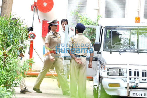 tabu snapped in the guise of a police inspector on sets of drishyam remake 4