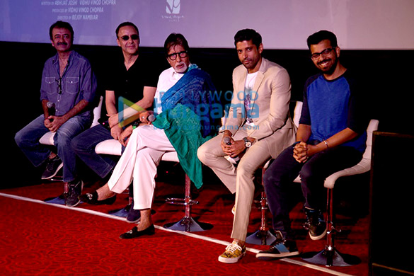 amitabh bachchan and farhan akhtar launch the first look of wazir 7