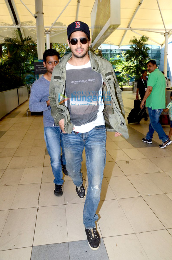 sidharth malhotra returns from kapoor sons shoot 7