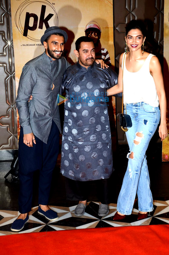 bollywood biggies grace the success bash of pk 9