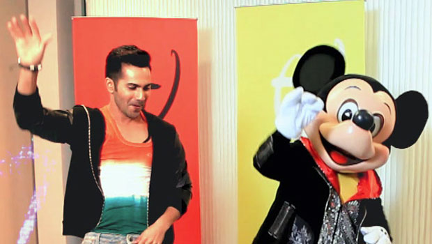 Varun-Shraddha-Lauren Groove With Mickey Mouse