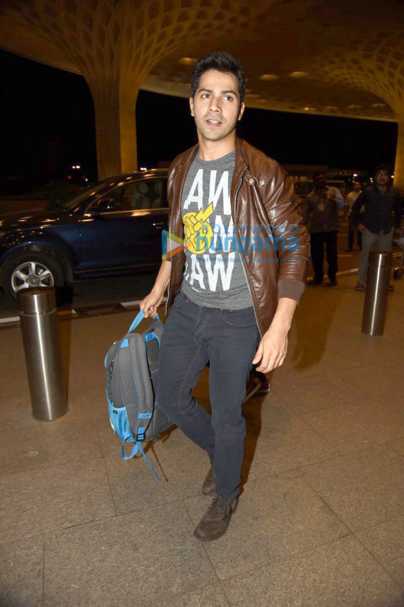 varun dhawan departs for dishoom schedule 5
