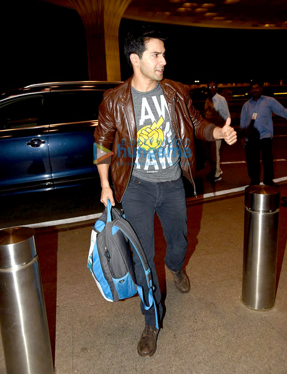 varun dhawan departs for dishoom schedule 3