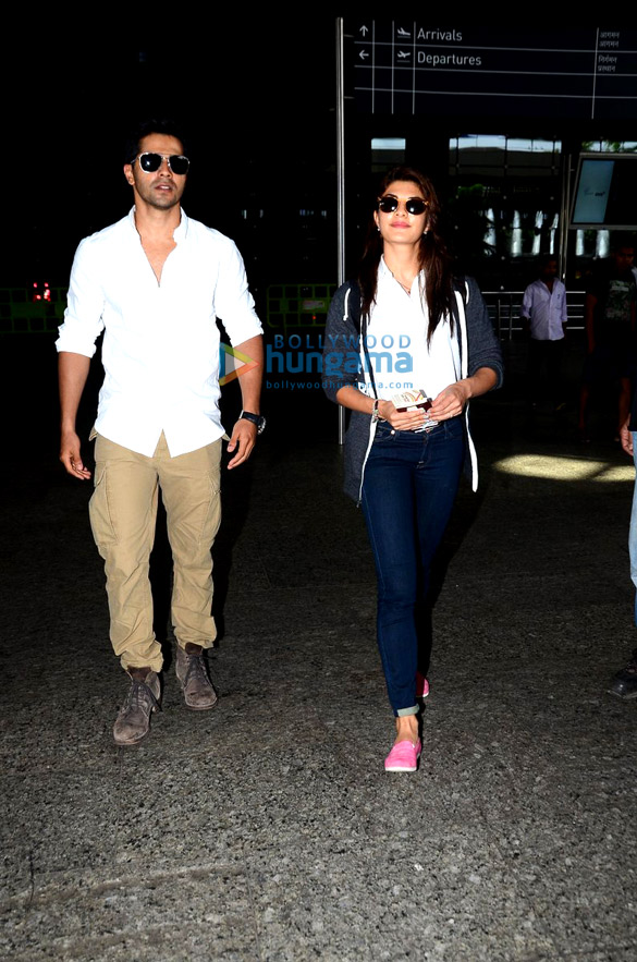 varun dhawan jacqueline fernandez return from dishoom schedule 3