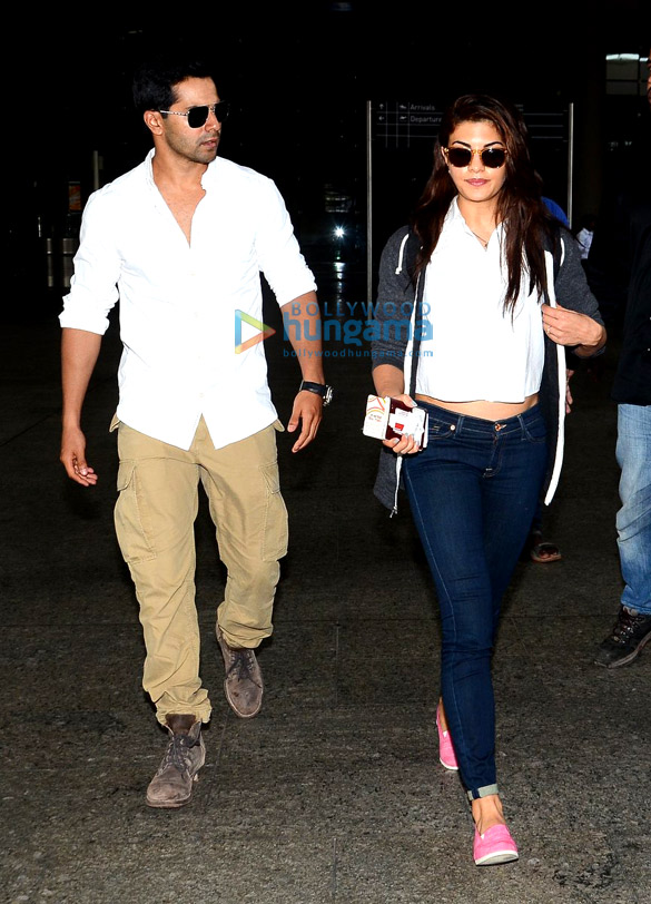 varun dhawan jacqueline fernandez return from dishoom schedule 8