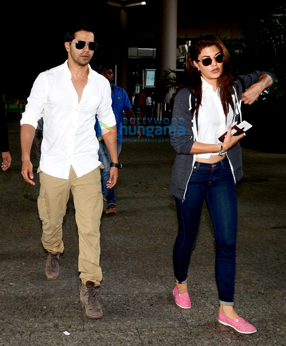 varun dhawan jacqueline fernandez return from dishoom schedule 10
