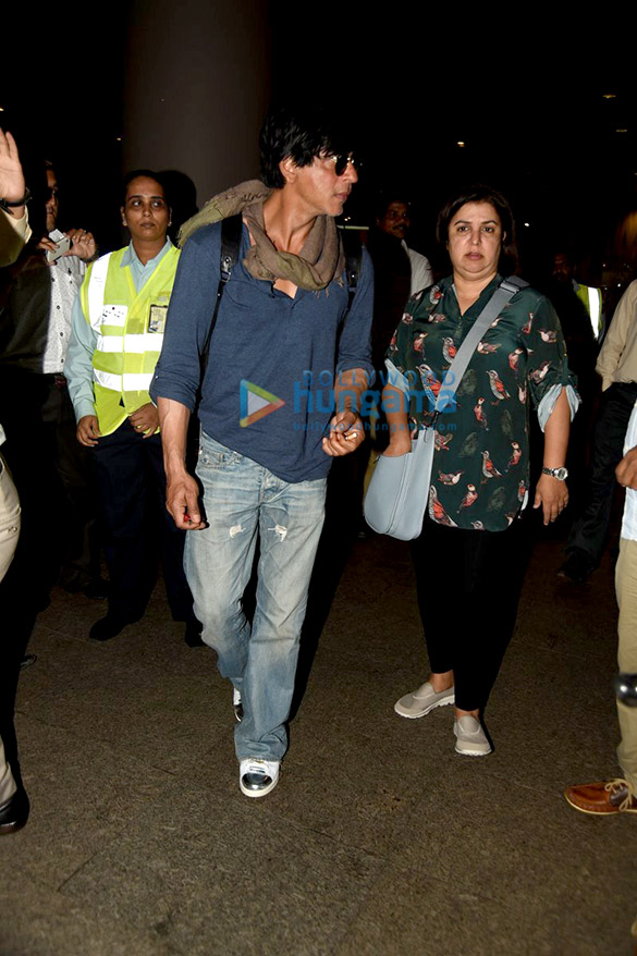 shah rukh khan farah khan return from the iceland shoot of dilwale 10