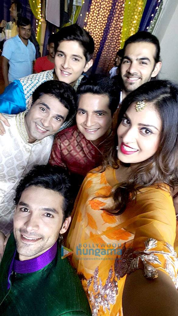 team of wedding pullav on the sets of ye rishta kya kehlata hai 3