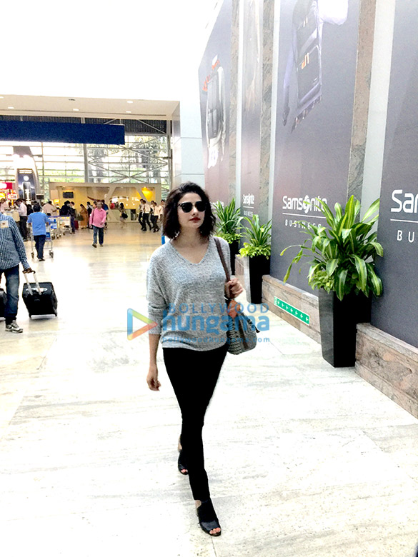 prachi desai snapped at the airport leaving for the shoot of rock on 2 2