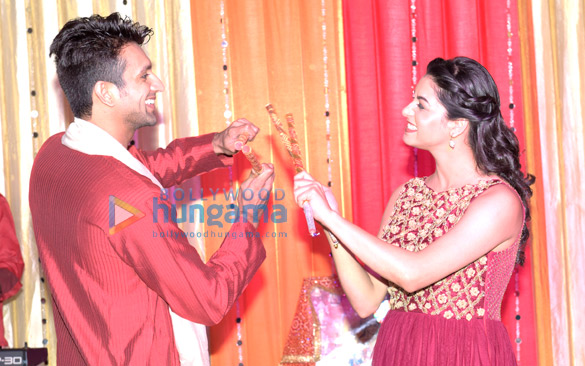 mata ki chowki organized by mr mrs kapoors punjabi family for the film love exchange 8
