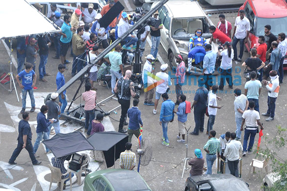 tigers shroff snapped in action on the sets of a flying jatt 4