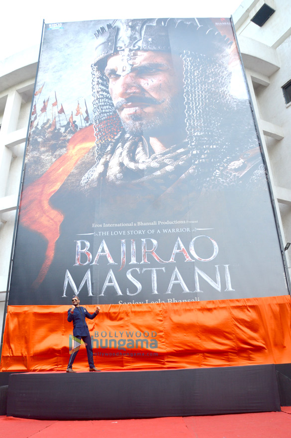 ranveer singh unveils the official poster of bajirao from bajirao mastani 3