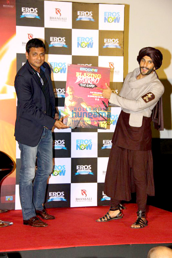 ranveer singh launches blazing bajirao series 6