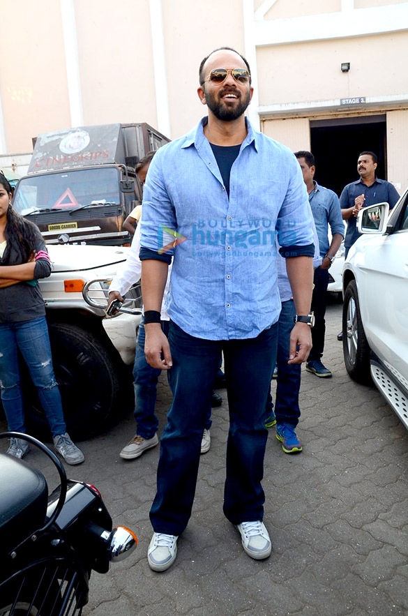 shah rukh khan rohit shetty snapped promoting dilwale 9