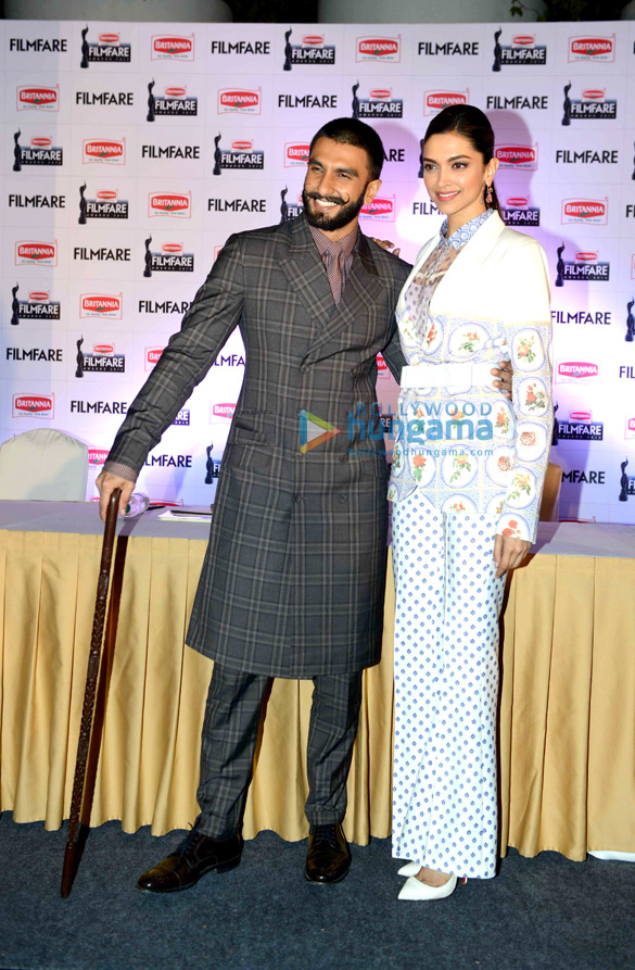 ranveer singh deepika padukone at the 61st britannia filmfare awards 2015 press announcement 8