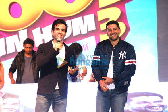 tusshar kapoor gauahar khan aftab shivdasani promote kyaa kool hain hum 3 6