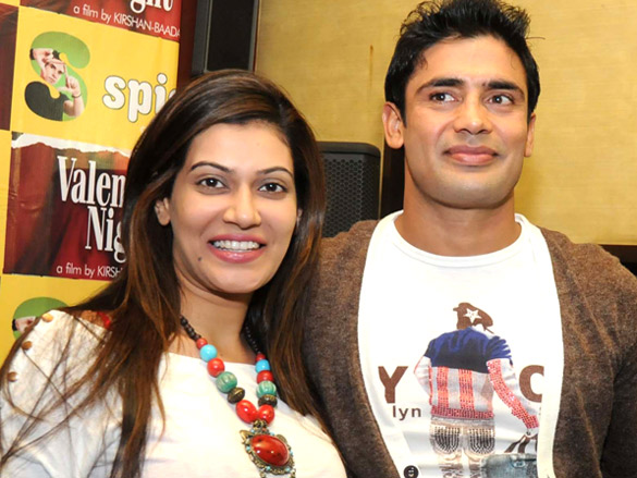 cast of valentines night grace the films press meet at spice mall in noida 3