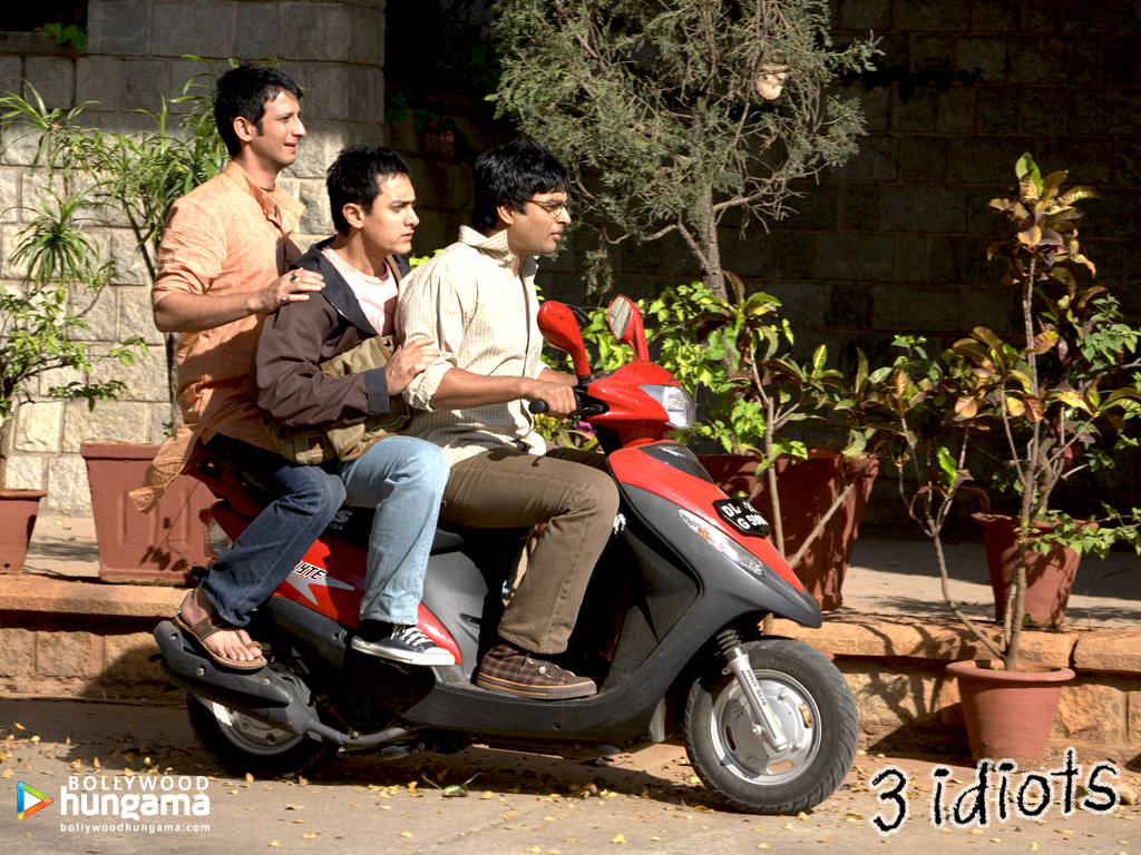 Sharman Joshi,Aamir Khan,R Madhavan