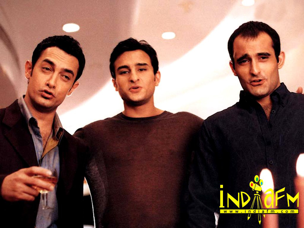 Aamir Khan,Saif Ali Khan,Akshaye Khanna