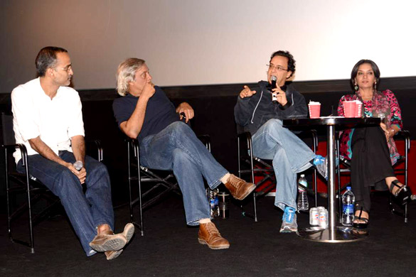 shabana and amol palekar at the screening of khamosh 4