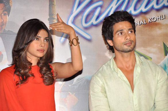 shahid and priyanka at teri meri kahani promo launch 9