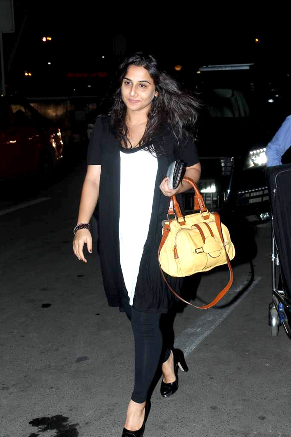 boman irani vidhu vinod chopra and vidya balan leave for iifa 2012 6