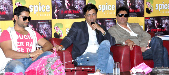 audio release press conference of chakradhaar at spice world mall noida 6