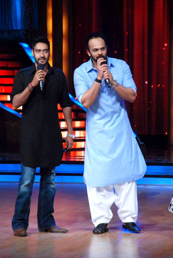 Ajay, Abhishek & Rohit Shetty on the sets of ‘Jhalak Dikhhlaa Jaa 5’