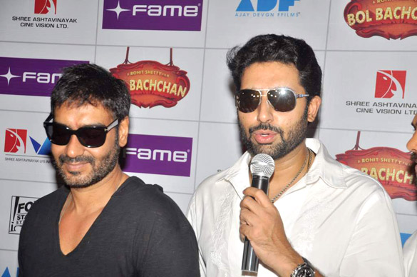 cast of bol bachchan meet fans at fame inorbit mall 9
