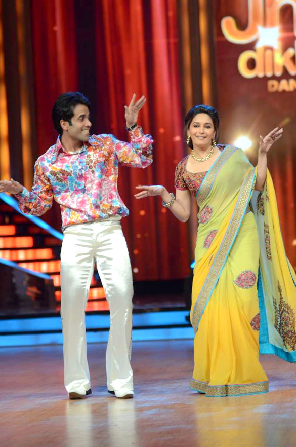 riteish and tusshar on the sets of jhalak dikhhla jaa 5