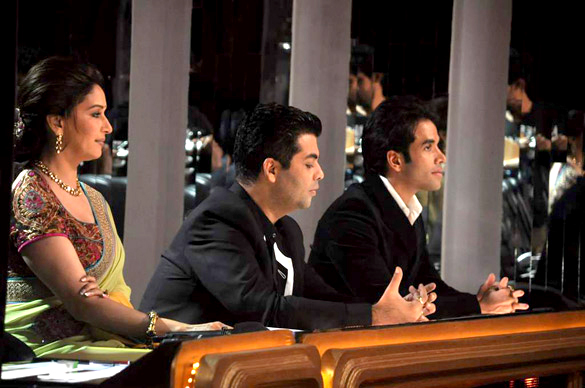 riteish and tusshar on the sets of jhalak dikhhla jaa 7