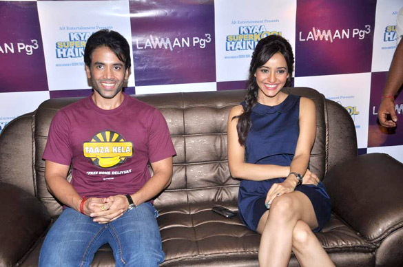 cast of kyaa super kool hain hum promote their film at lawman pg3 6