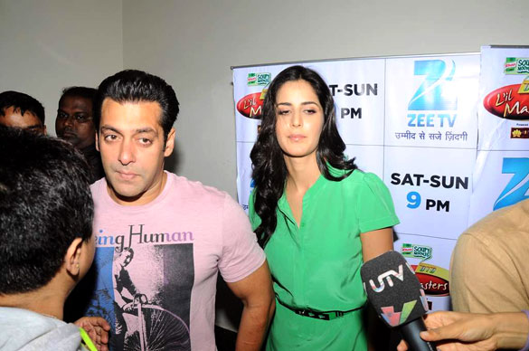 salman and katrina on the sets of did lil masters 6