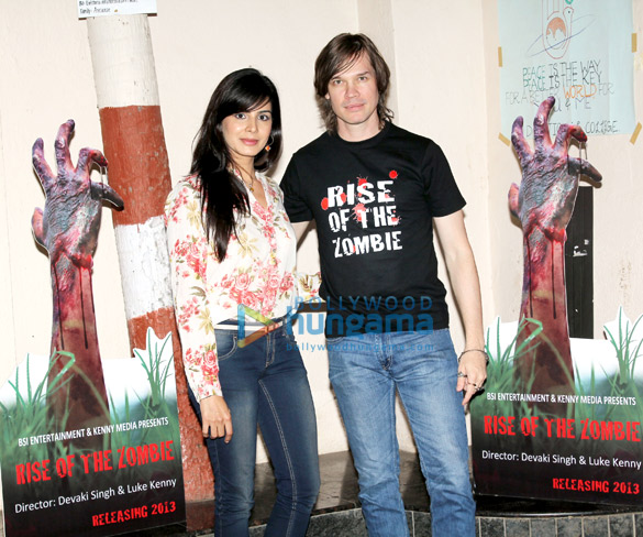 kirti kulhari luke kenny promote rise of the zombie 7