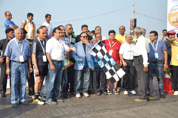 starcast of le gaya saddam at godrej eon tour de india race 5